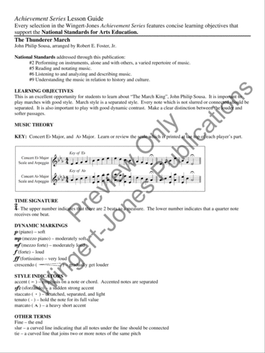 The Thunderer March The Thunderer March Concert Band scores gallery preview page 4