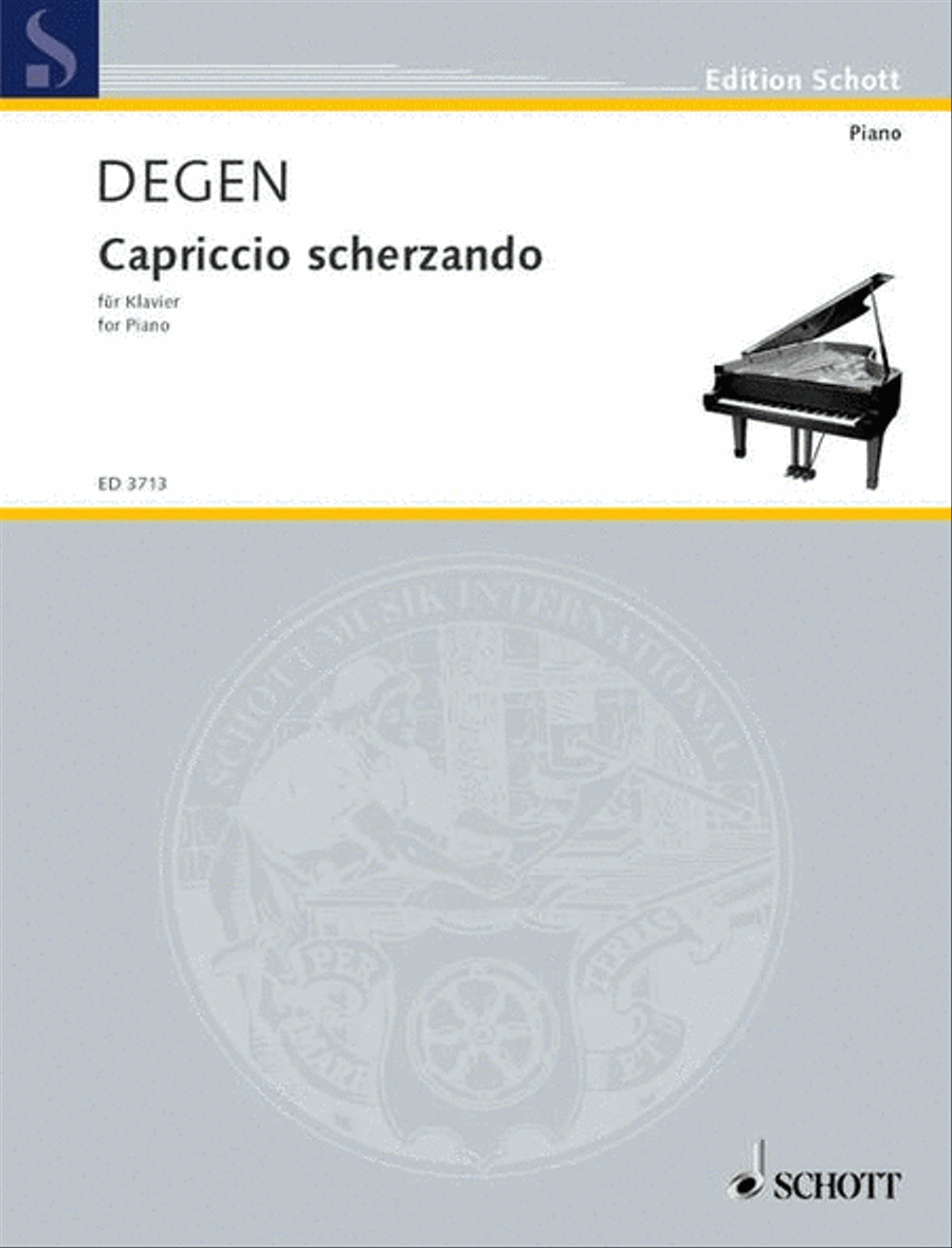 Degen Capriccio Scherzando Pno Piano Solo scores gallery preview page 1