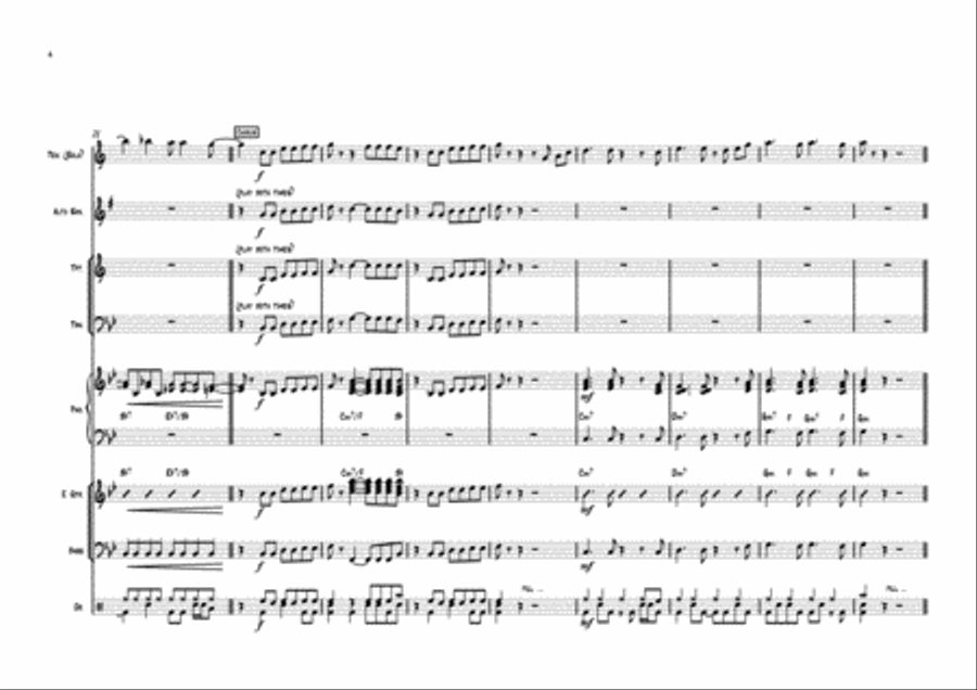 Mercy, Mercy, Mercy Small Ensemble scores gallery preview page 5