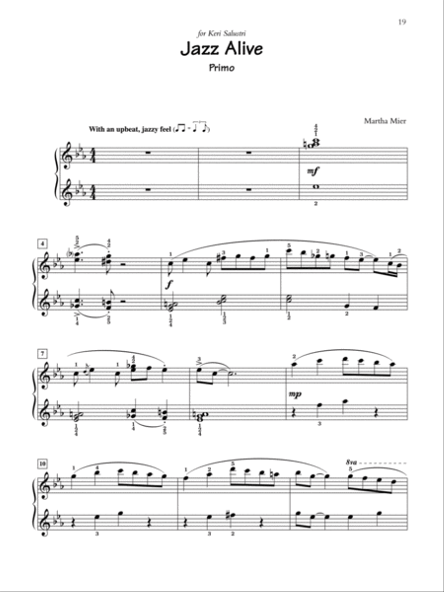 Jazz, Rags & Blues for Two, Book 4 Small Ensemble scores gallery preview page 4