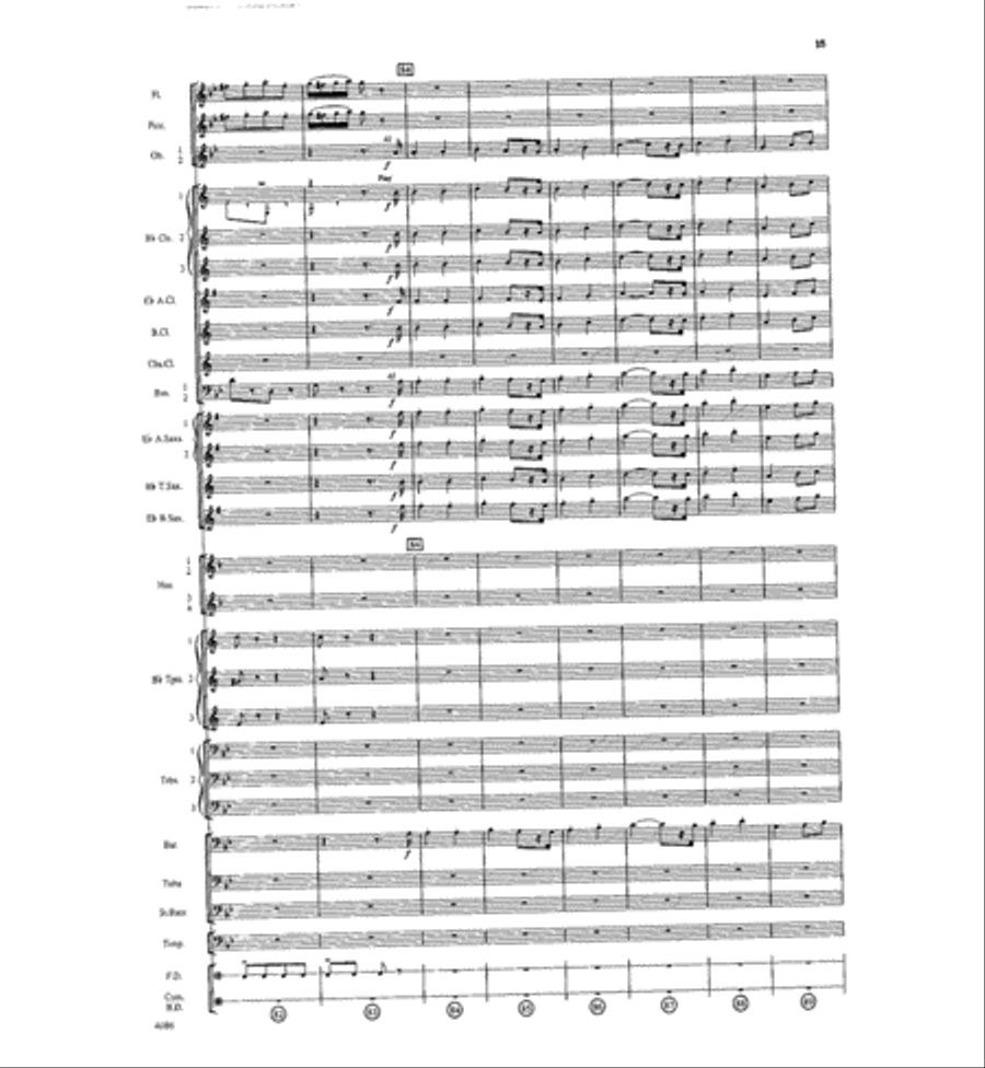Farandole Farandole Concert Band scores gallery preview page 15