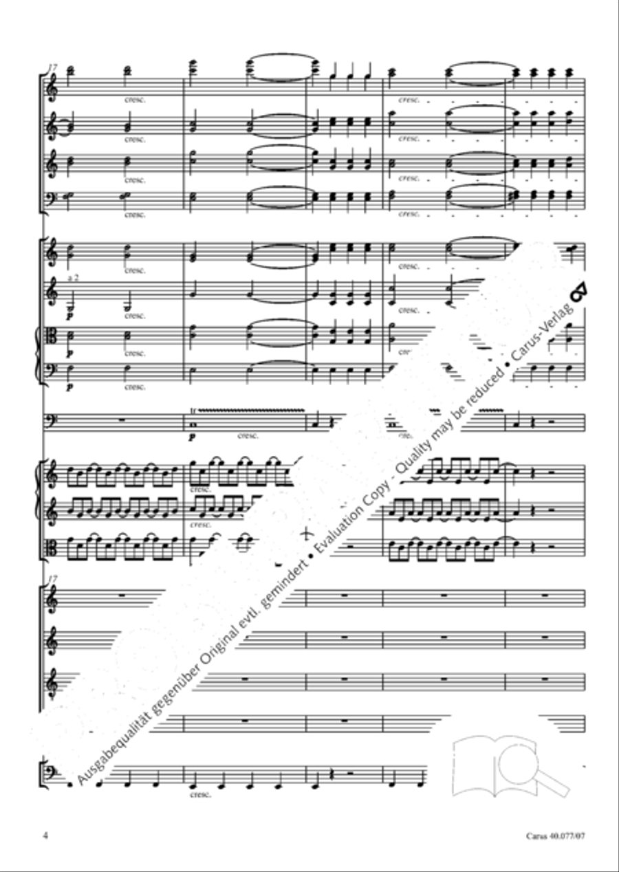 Lauda Sion 4-Part scores gallery preview page 17