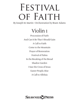 Book cover for Festival of Faith - Violin 1