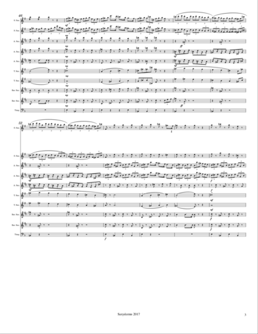 New World Symphony New World Symphony Woodwind Ensemble scores gallery preview page 3