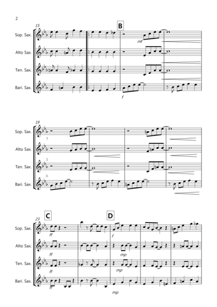 Burnie's Ragtime for Saxophone Quartet image number null