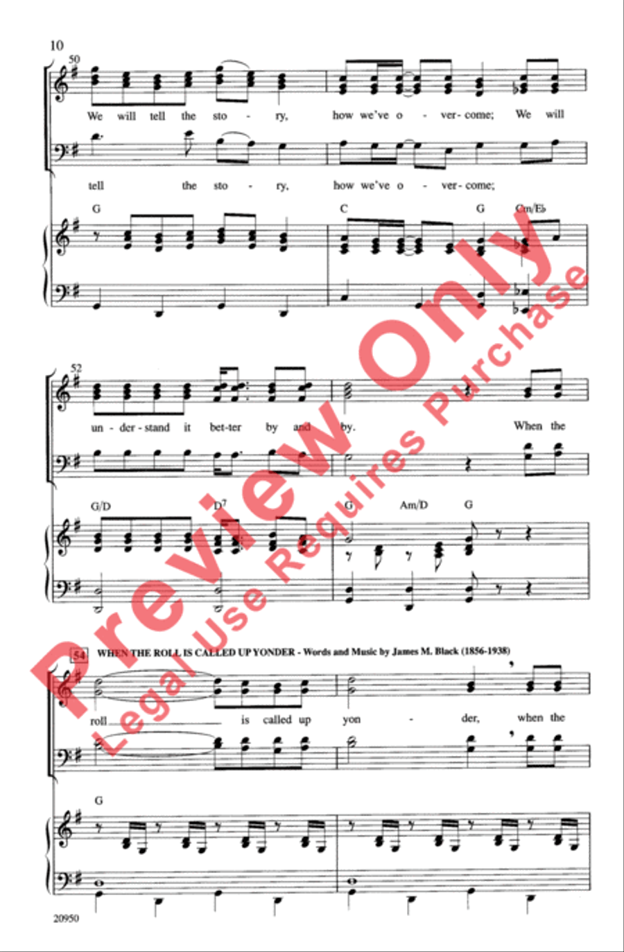 Fly Away Medley 4-Part scores gallery preview page 10