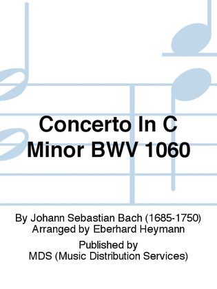 Concerto in C minor bwv 1060