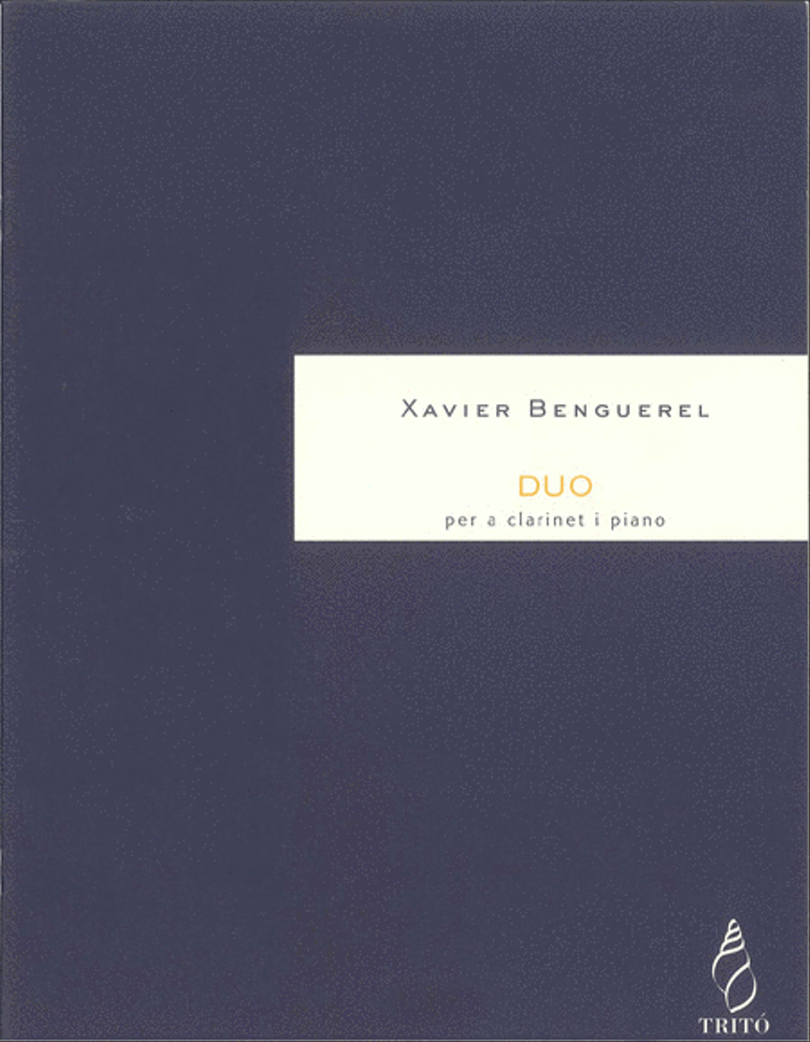 Duo per a clarinet i piano A Clarinet scores gallery preview page 1