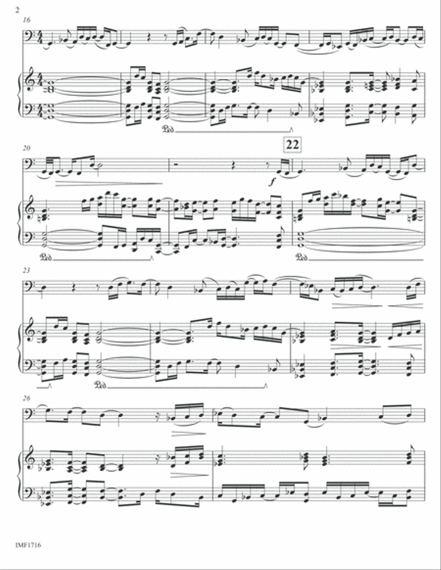 Rhapsody for Tuba and Piano Tuba scores gallery preview page 4
