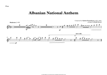 Albanian National Anthem for Symphony Orchestra (KT Olympic Anthem Series) image number null