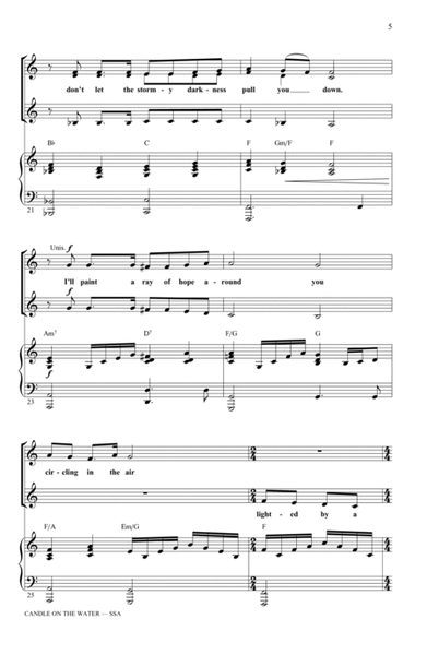 Candle On The Water (from Pete's Dragon) (arr. Ed Lojeski)