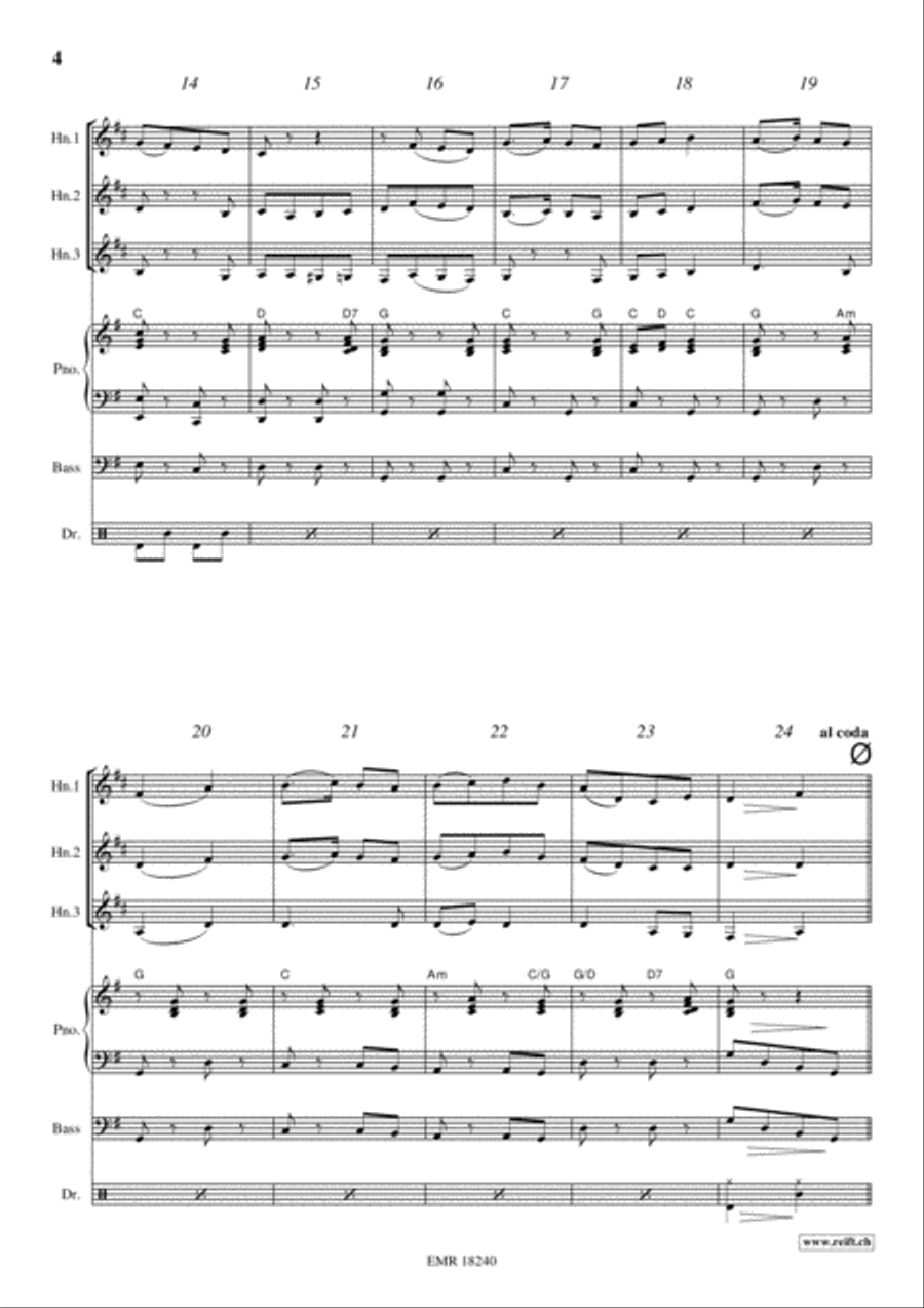 Yankee Doodle Horn scores gallery preview page 4