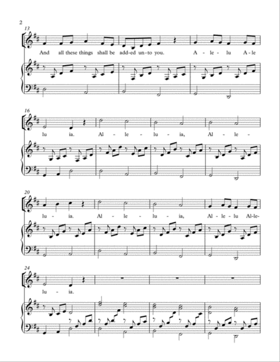Seek Ye First Seek Ye First 4-Part scores gallery preview page 2