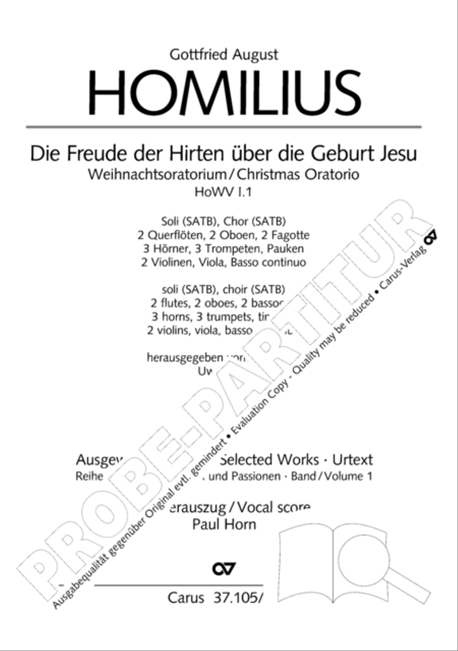 Die Freude der Hirten uber die Geburt Jesu 4-Part scores gallery preview page 2