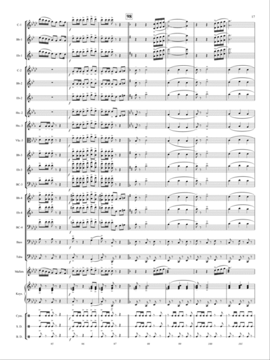 El Relicario El Relicario Concert Band scores gallery preview page 16