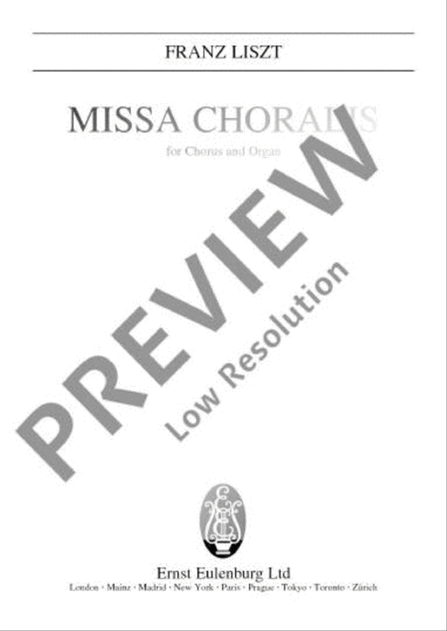 Missa choralis Missa choralis 4-Part scores gallery preview page 2