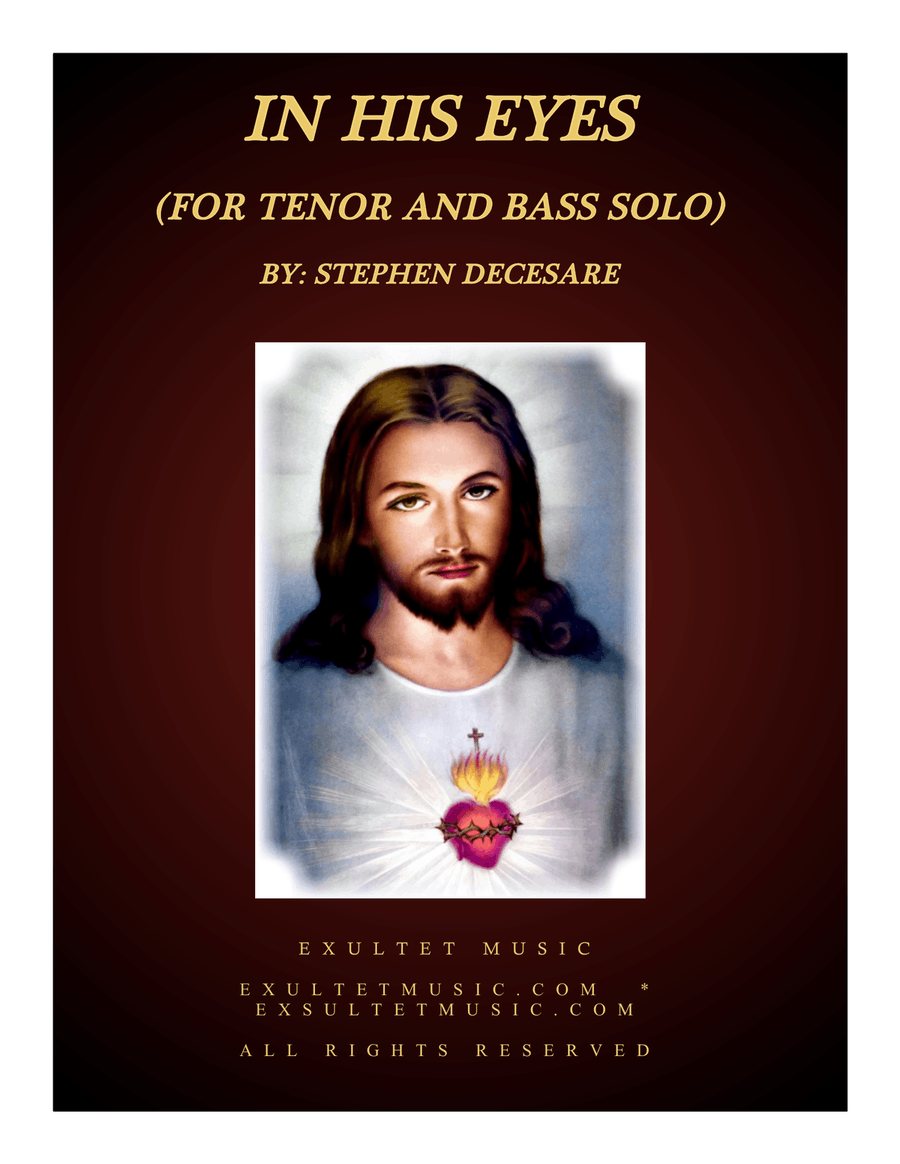 In His Eyes (Duet for Tenor and Bass Solo) Tenor Voice scores gallery preview page 1