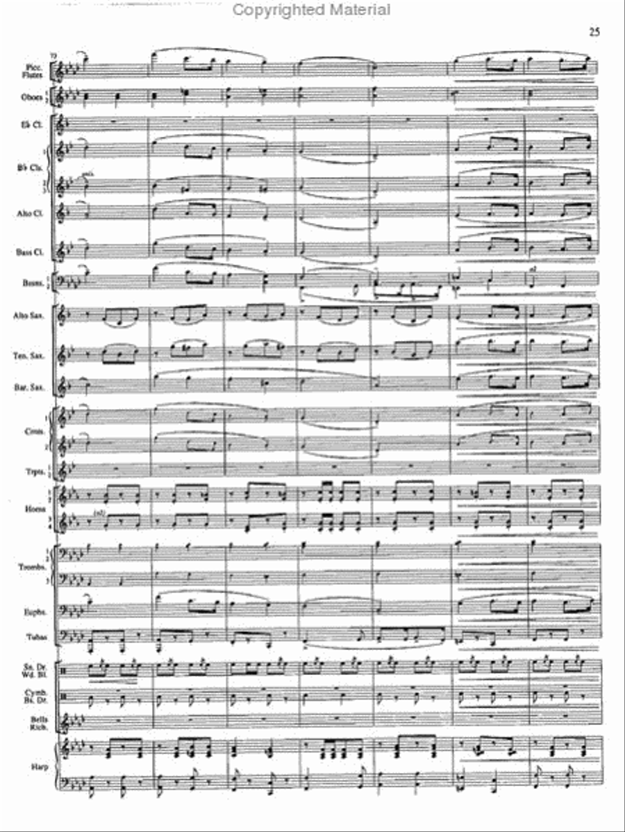 The Fairest of the Fair Concert Band scores gallery preview page 14