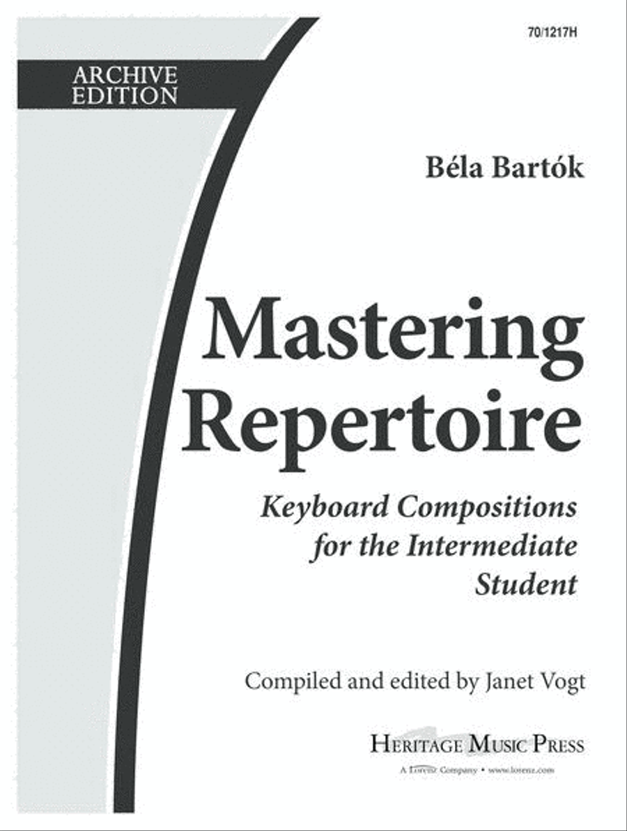 Mastering Repertoire: Bartok Piano Solo scores gallery preview page 1