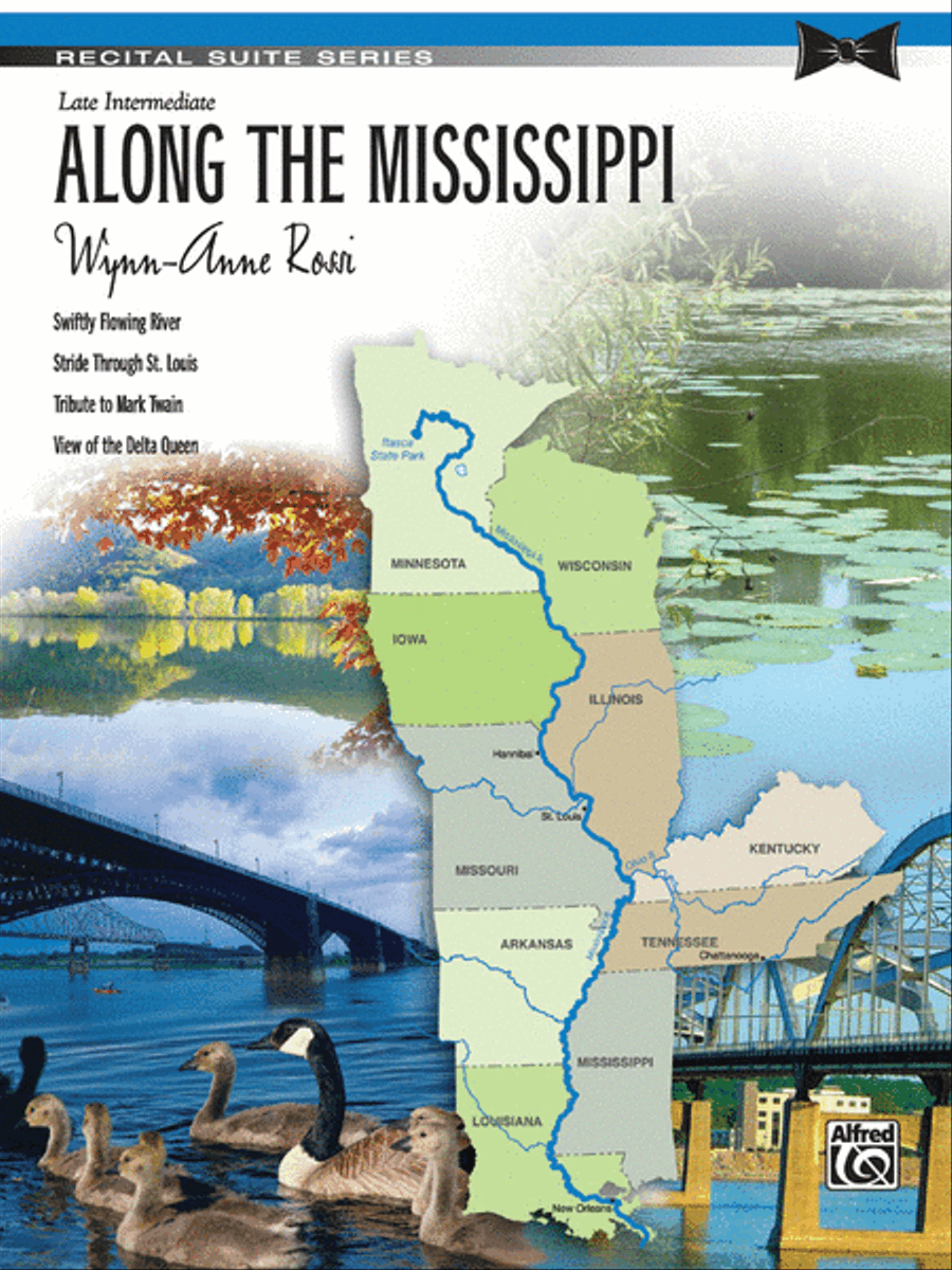 Along the Mississippi Along the Mississippi Piano Solo scores gallery preview page 1