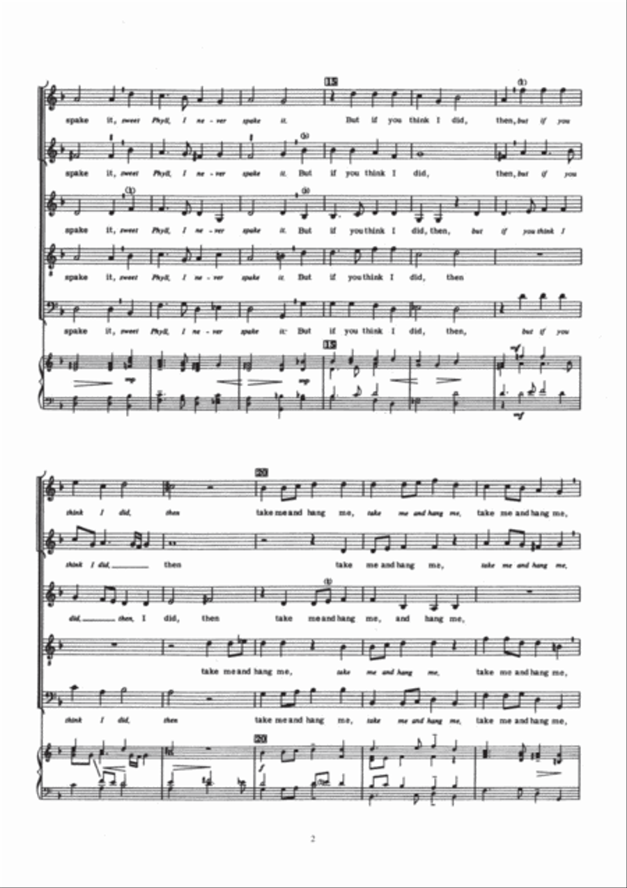 Said I That Amaryllis? Said I That Amaryllis? Choir scores gallery preview page 2