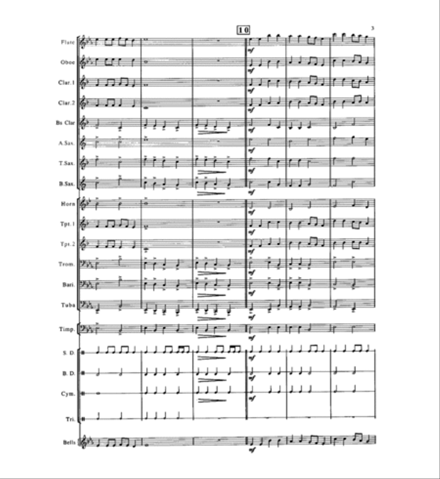 March Primo Concert Band scores gallery preview page 3
