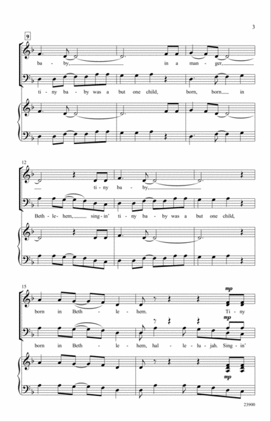 Bethlehem Spiritual Bethlehem Spiritual 4-Part scores gallery preview page 2