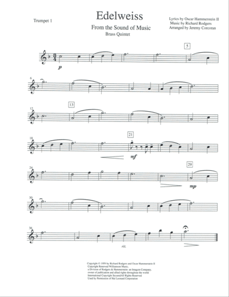 Edelweiss Brass Ensemble scores gallery preview page 5