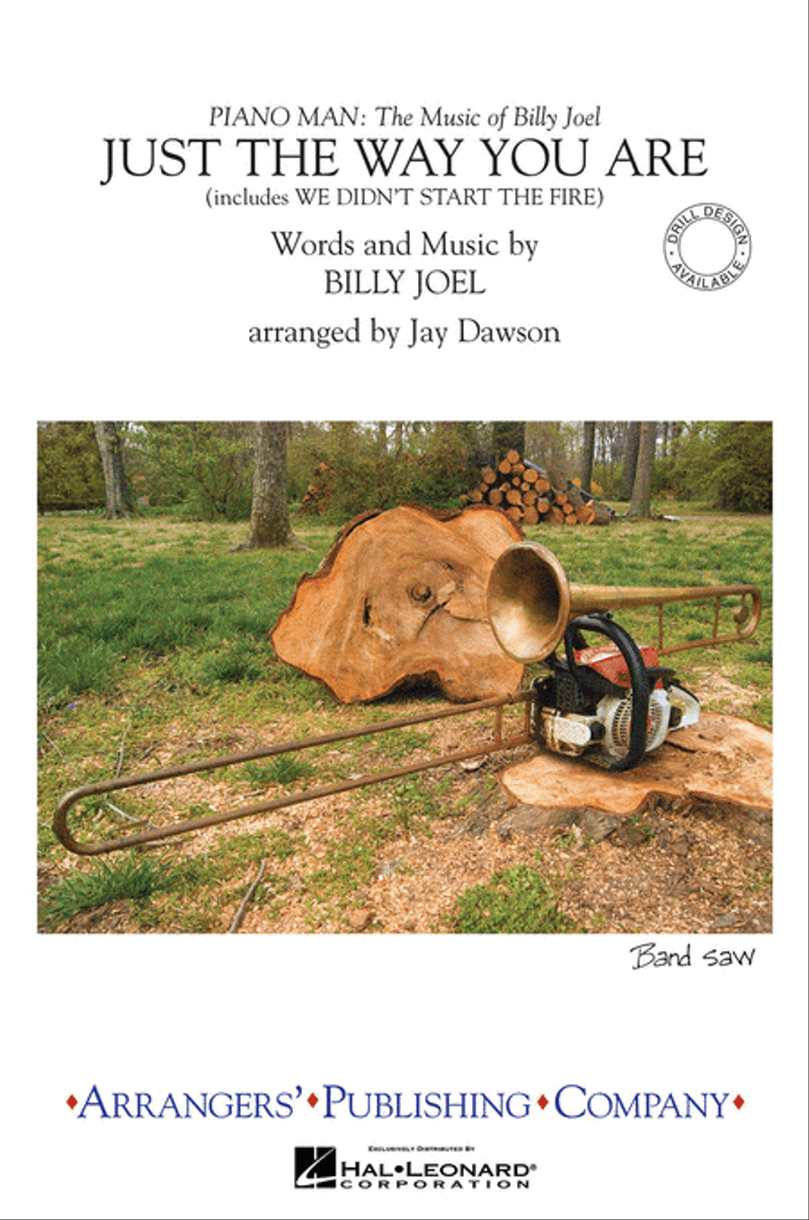 Just the Way You Are/We Didn't Start the Fire Marching Band scores gallery preview page 1
