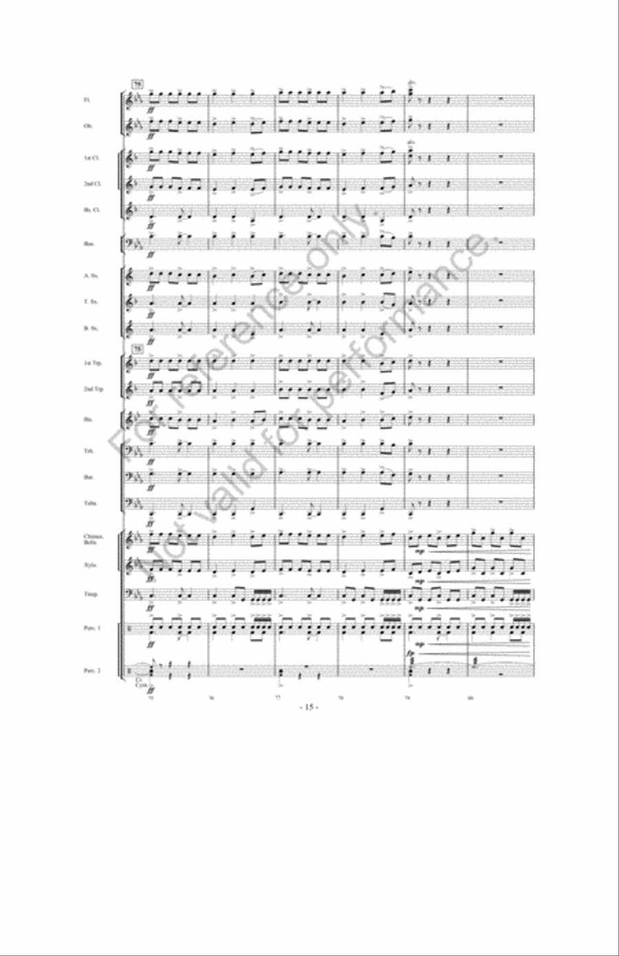 Legend of Pirates Cove Concert Band scores gallery preview page 14