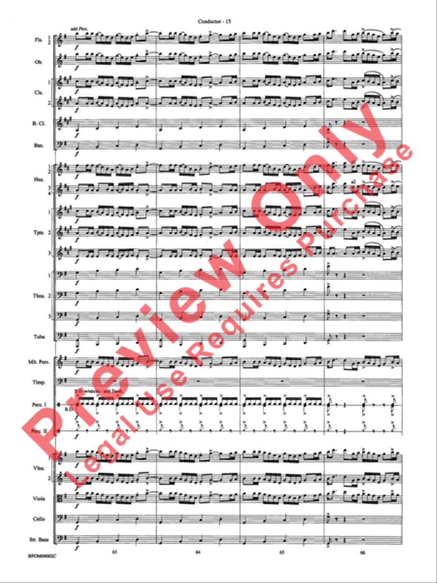 Prairiesong Full Orchestra scores gallery preview page 18