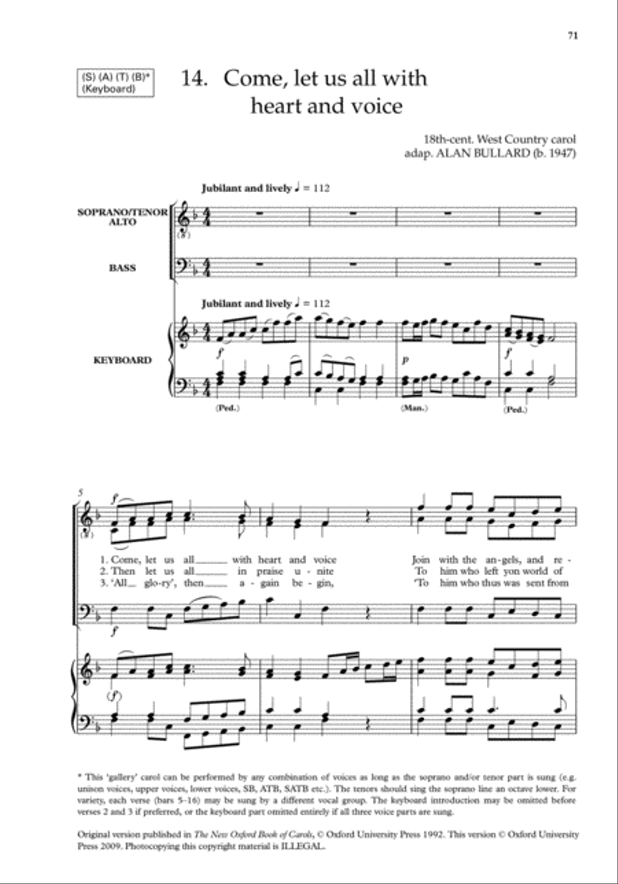 The Oxford Book of Flexible Carols Choir scores gallery preview page 2
