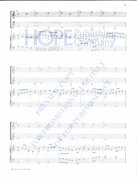 Five Hymn Tune Duets II image number null