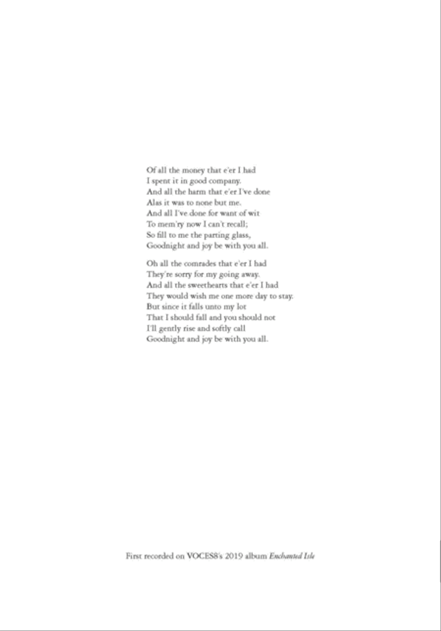 The Parting Glass The Parting Glass SSAATTBB scores gallery preview page 2