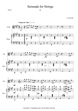 Serenade for Strings in E Major Op.22, II