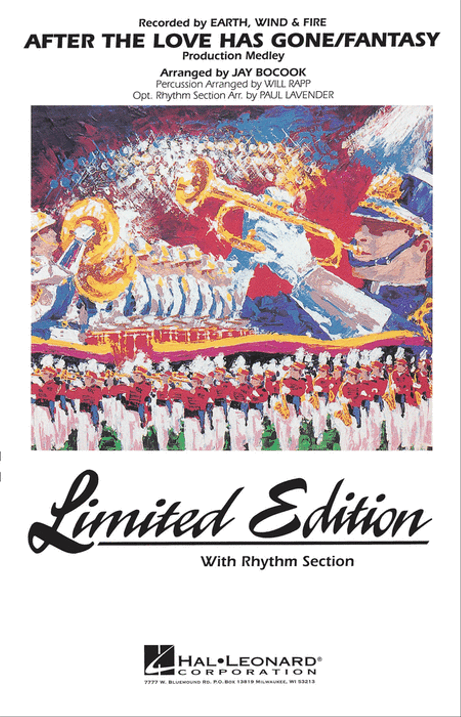 After the Love Has Gone/Fantasy Marching Band scores gallery preview page 1