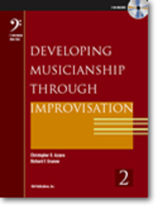 Book cover for Developing Musicianship through Improvisation, Book 2 - B-flat Instruments edition