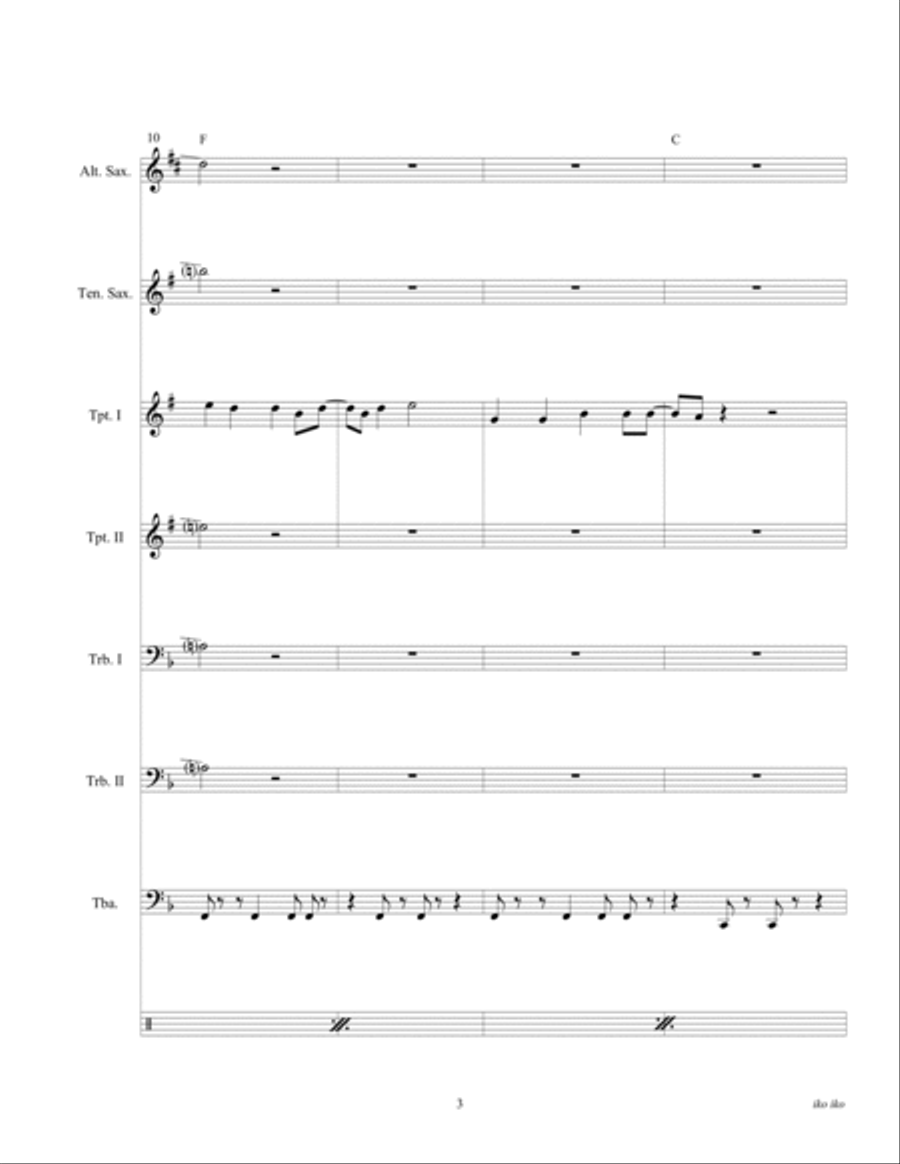 Iko Iko Jazz Ensemble scores gallery preview page 5