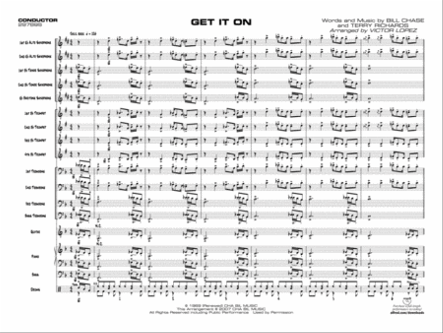 Get It On Jazz Ensemble scores gallery preview page 2