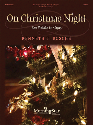 Book cover for On Christmas Night: Five Preludes for Organ
