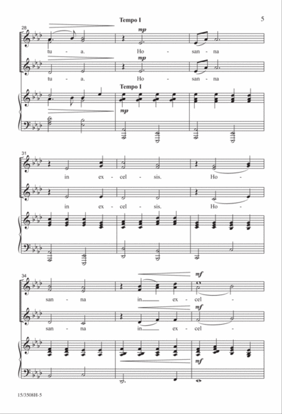 A Quiet Sanctus A Quiet Sanctus SSA scores gallery preview page 5