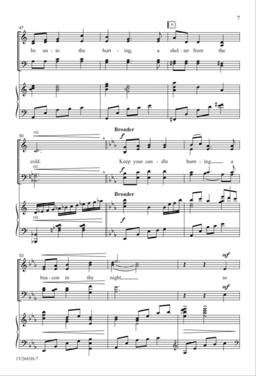 Evening in December Evening in December 4-Part scores gallery preview page 8