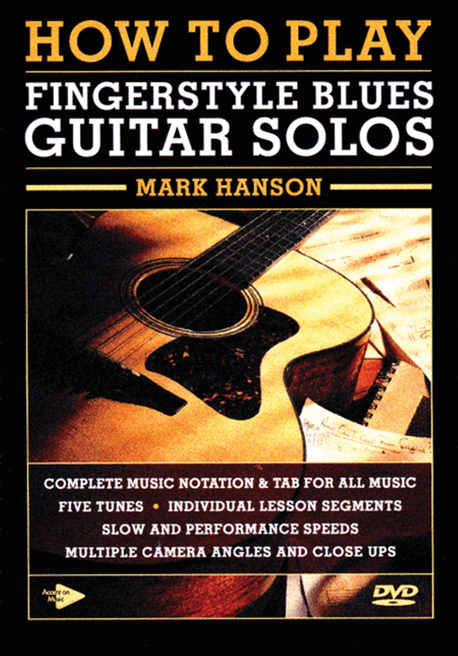 How to Play Fingerstyle Blues Guitar Solos Electric Guitar scores gallery preview page 1
