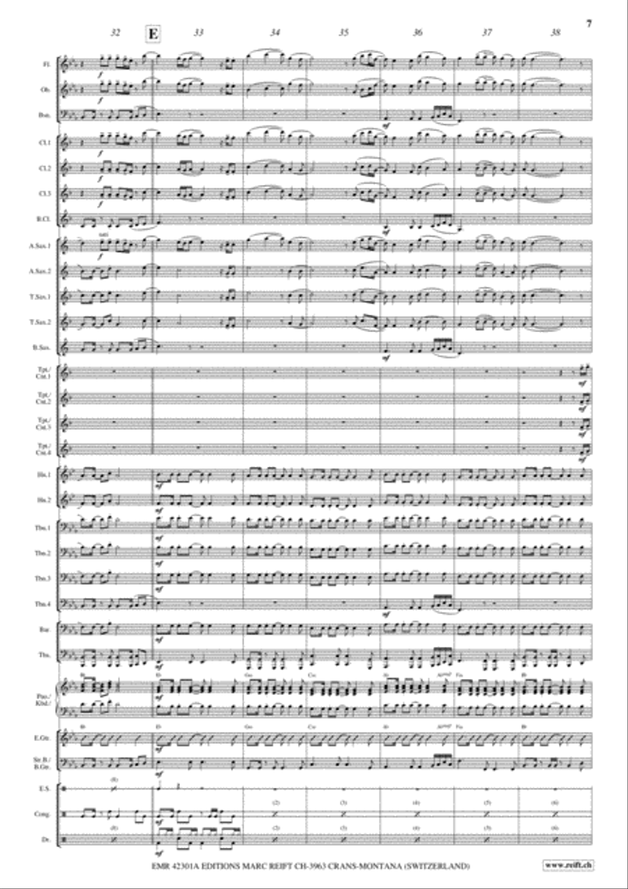 Love Is All Love Is All Concert Band scores gallery preview page 7