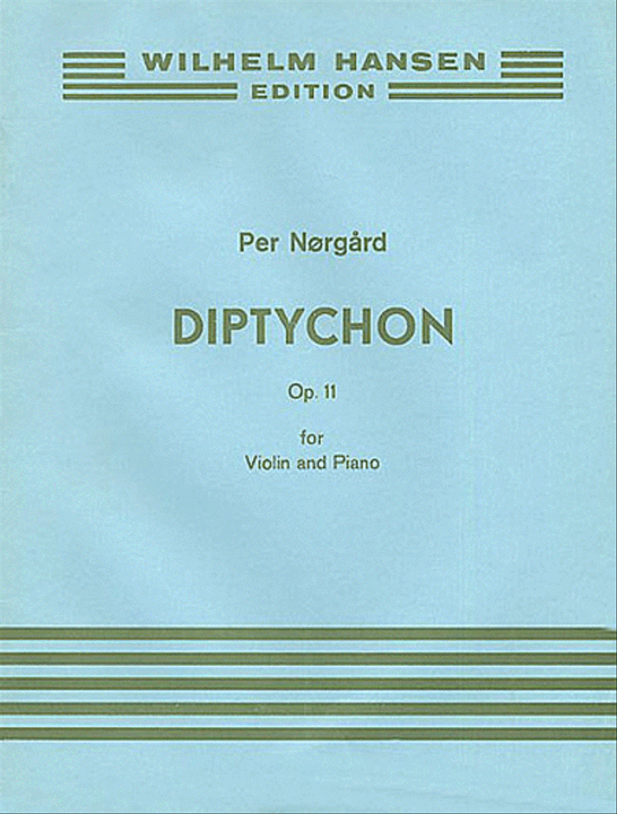 Per Norgard: Diptychon Op.11 Violin Solo scores gallery preview page 1