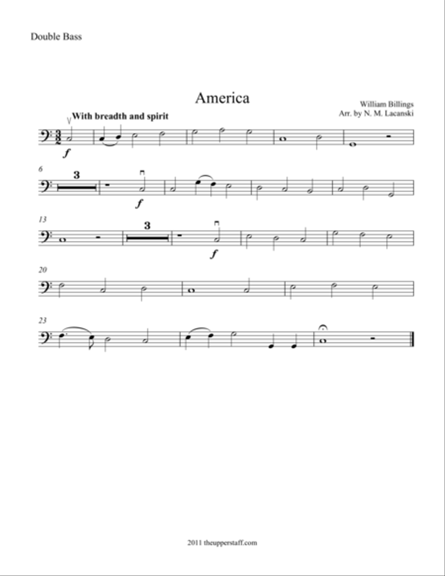 America String Orchestra scores gallery preview page 1