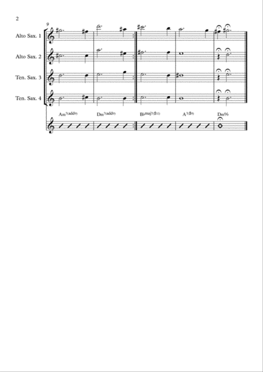 Blue In Green Blue In Green Woodwind Quartet scores gallery preview page 2
