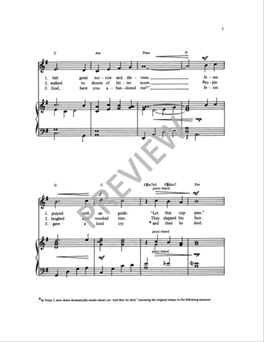 Jesus Wept Piano scores gallery preview page 6