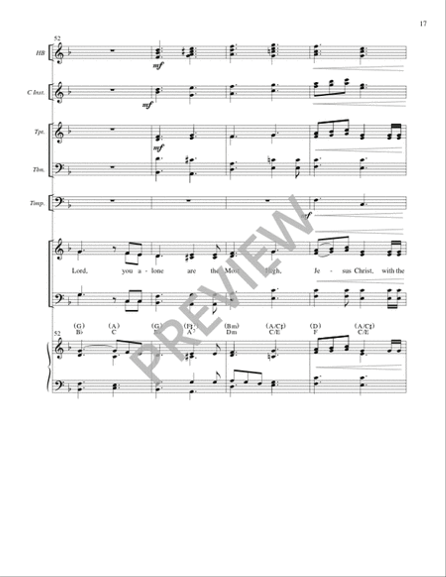 Storrington Mass (Full Score) 4-Part scores gallery preview page 18