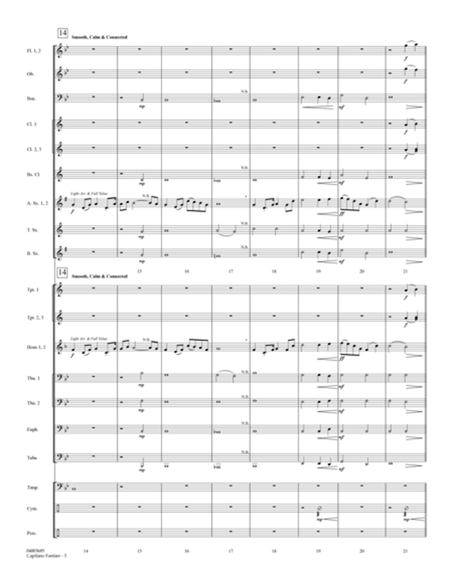Capilano Fanfare (Digital Only) - Conductor Score (Full Score)